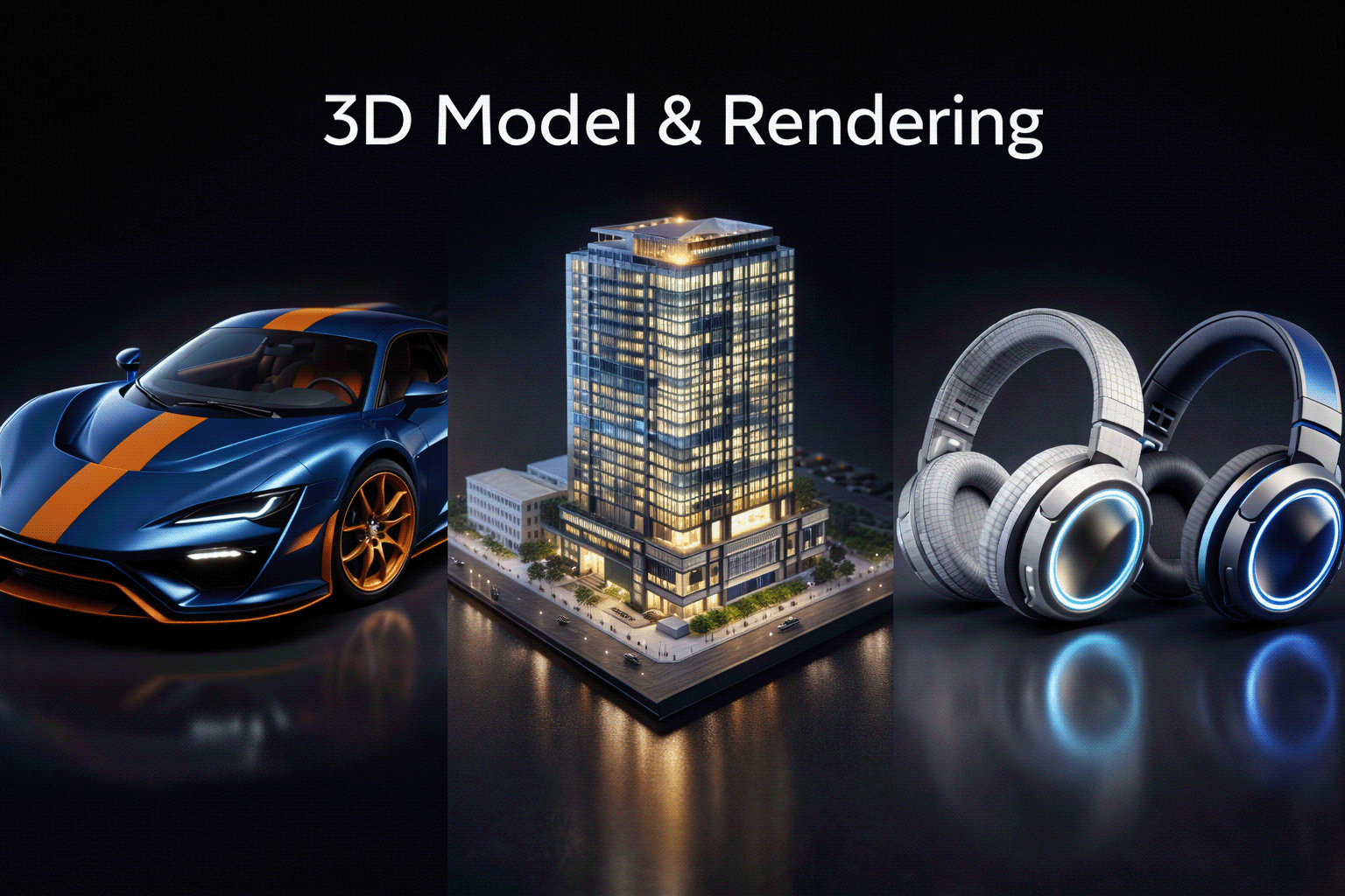 3D Design and Visualization  | 3D Visualization Portfolio