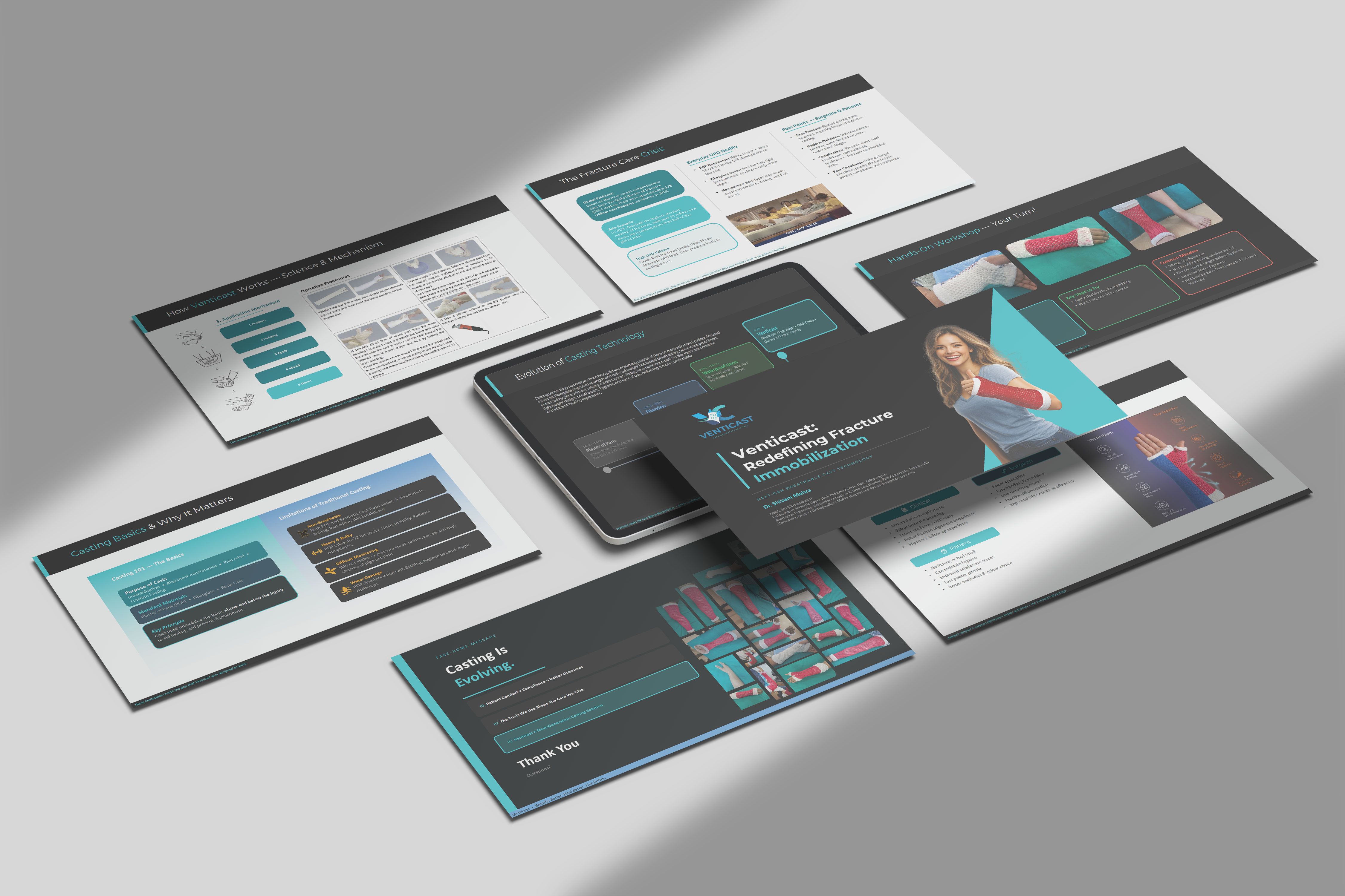 Venticast Conference Promotion Presentation Design
