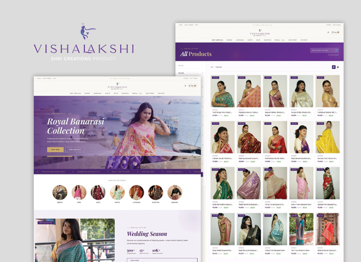 Shri Vishalakshi — Scalable E-commerce Website