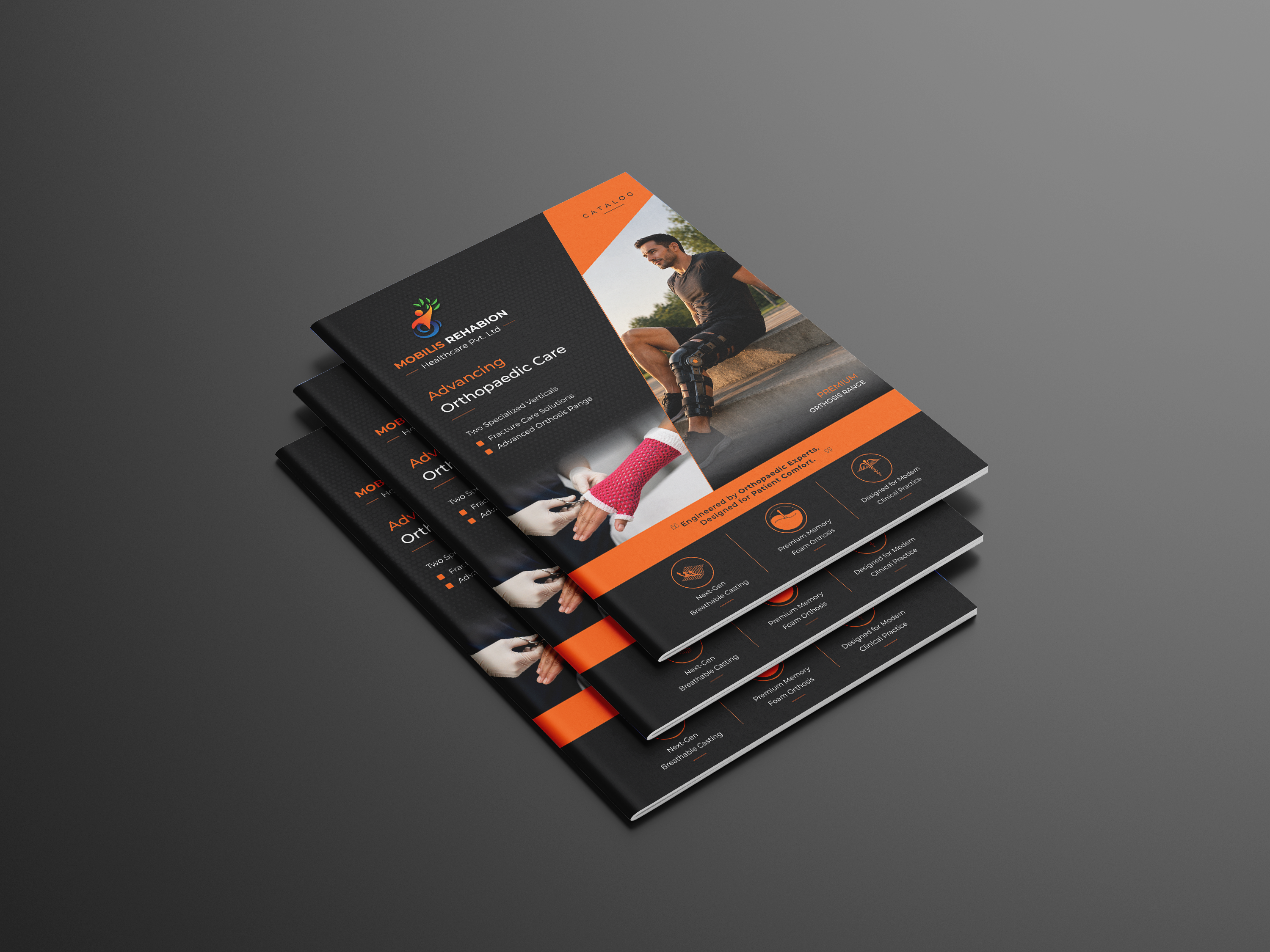 Venticast Orthopedic Product Brochure Design