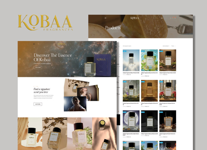 Kobaa Fragrances — Premium Luxury eCommerce Website