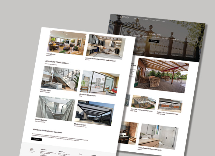 Saifi Craft and Concepts — Interior & Fabrication Website