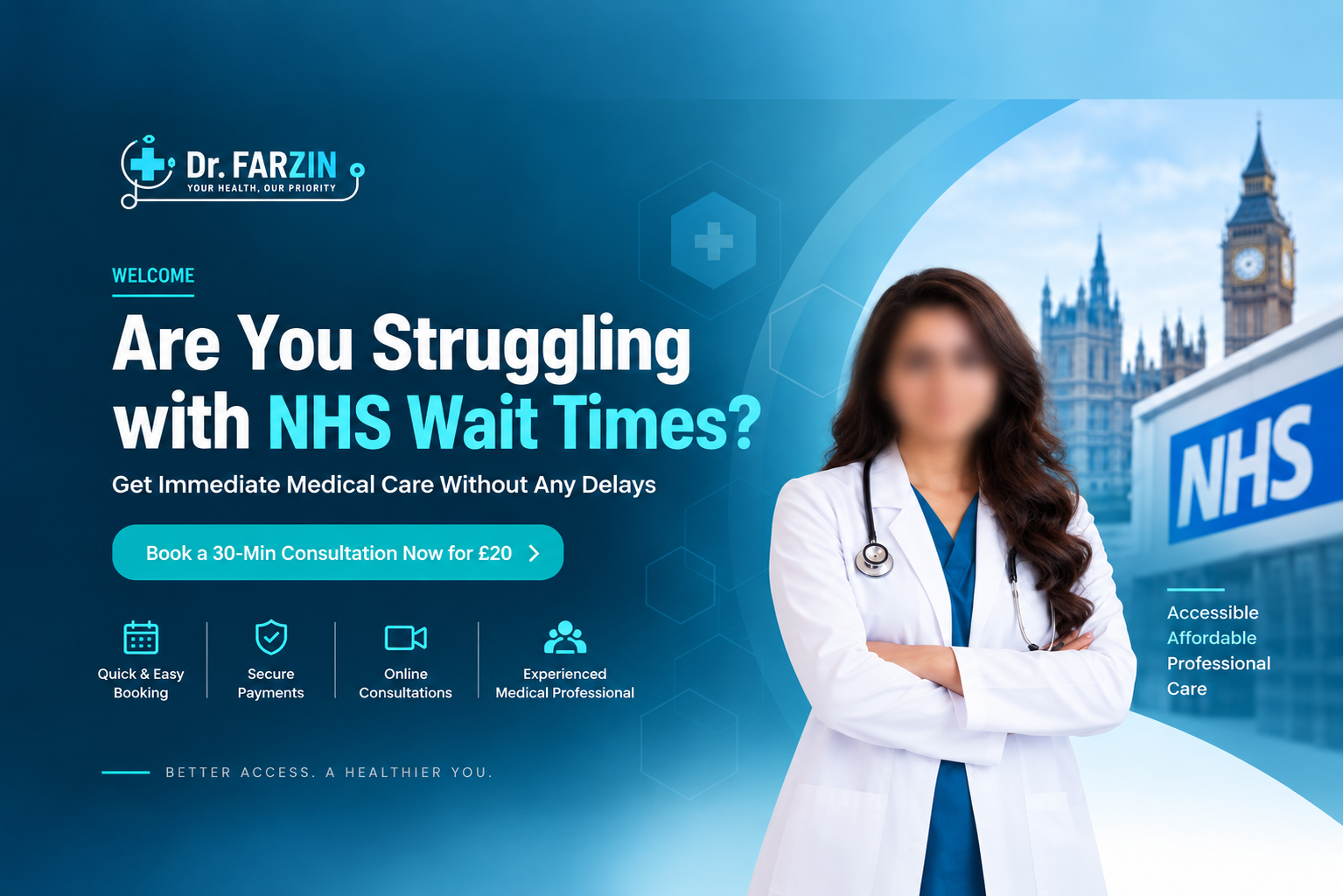 Dr. Farzin Saiyed — Private Medical Consultation Website