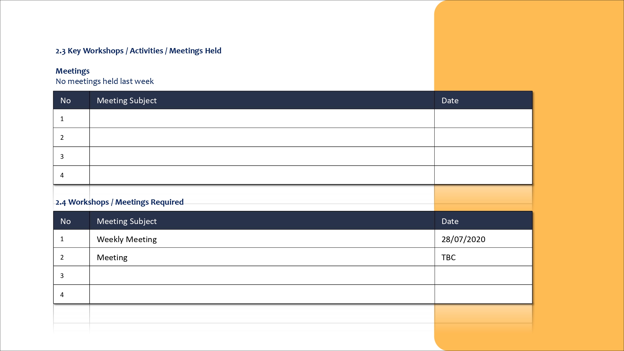 Royal Terminal Project Weekly Progress Report