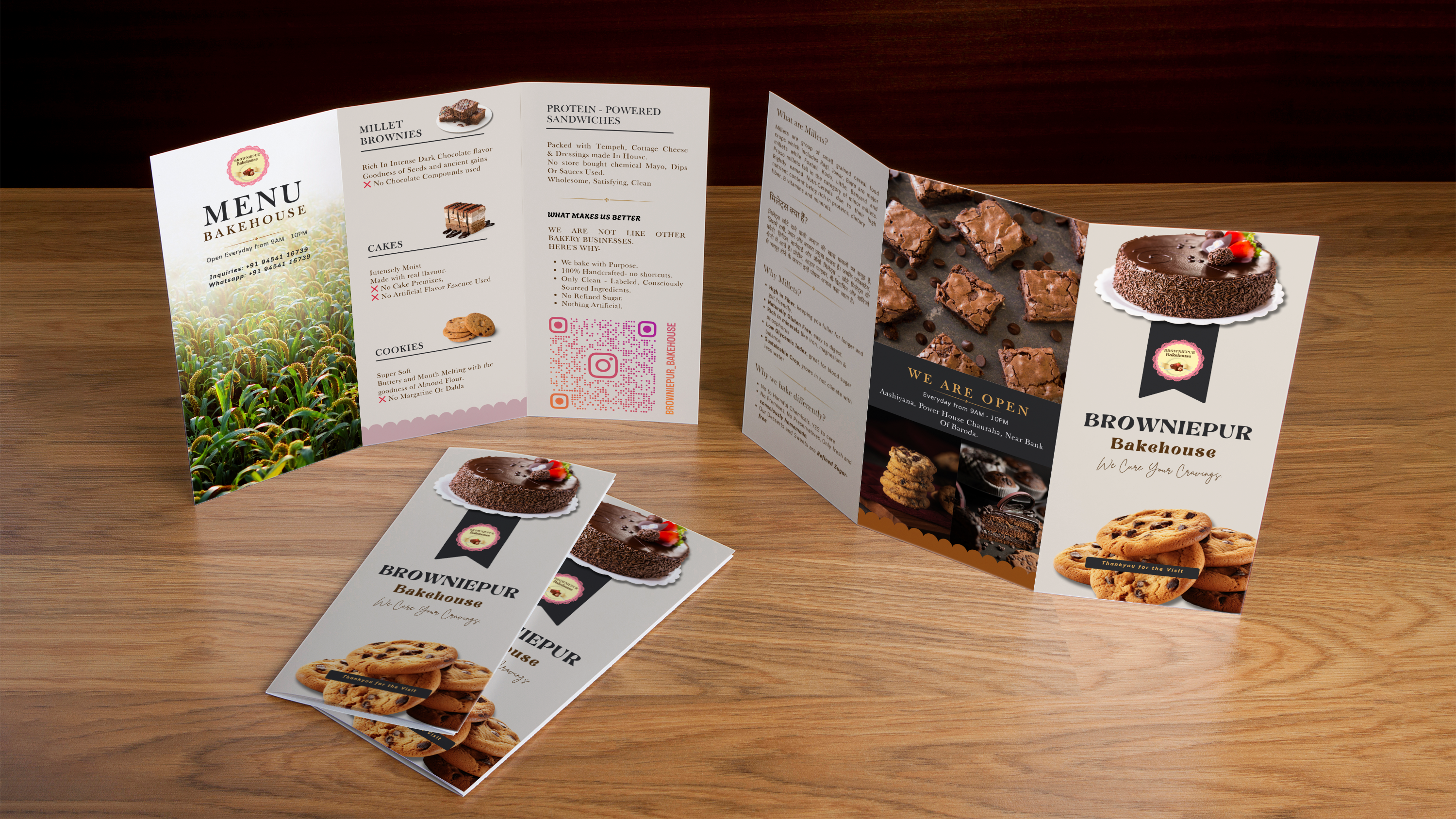Browniepur Bakehouse Healthy Bakery and Millet Product Catalogue