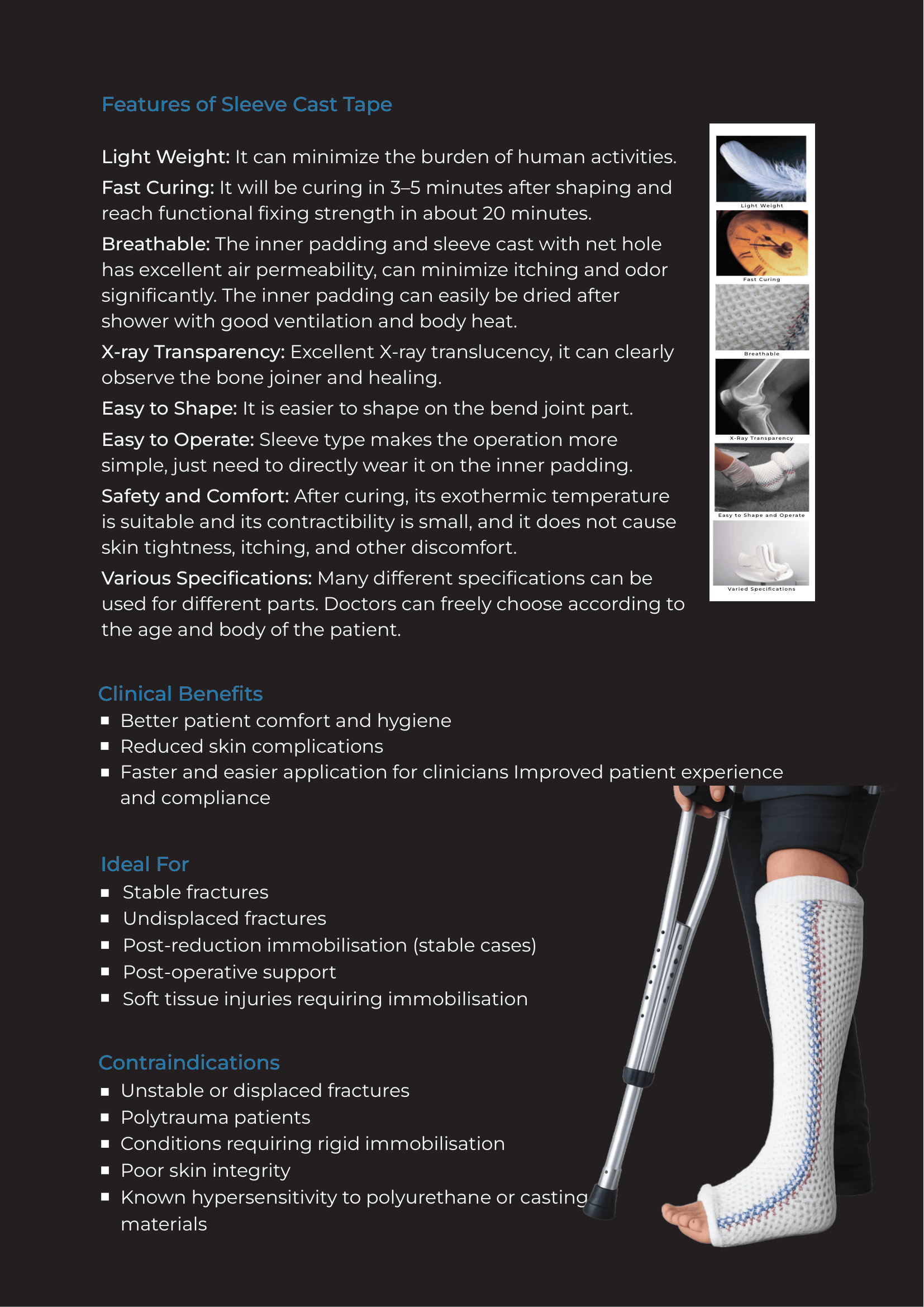 Venticast Orthopedic Product Brochure Design