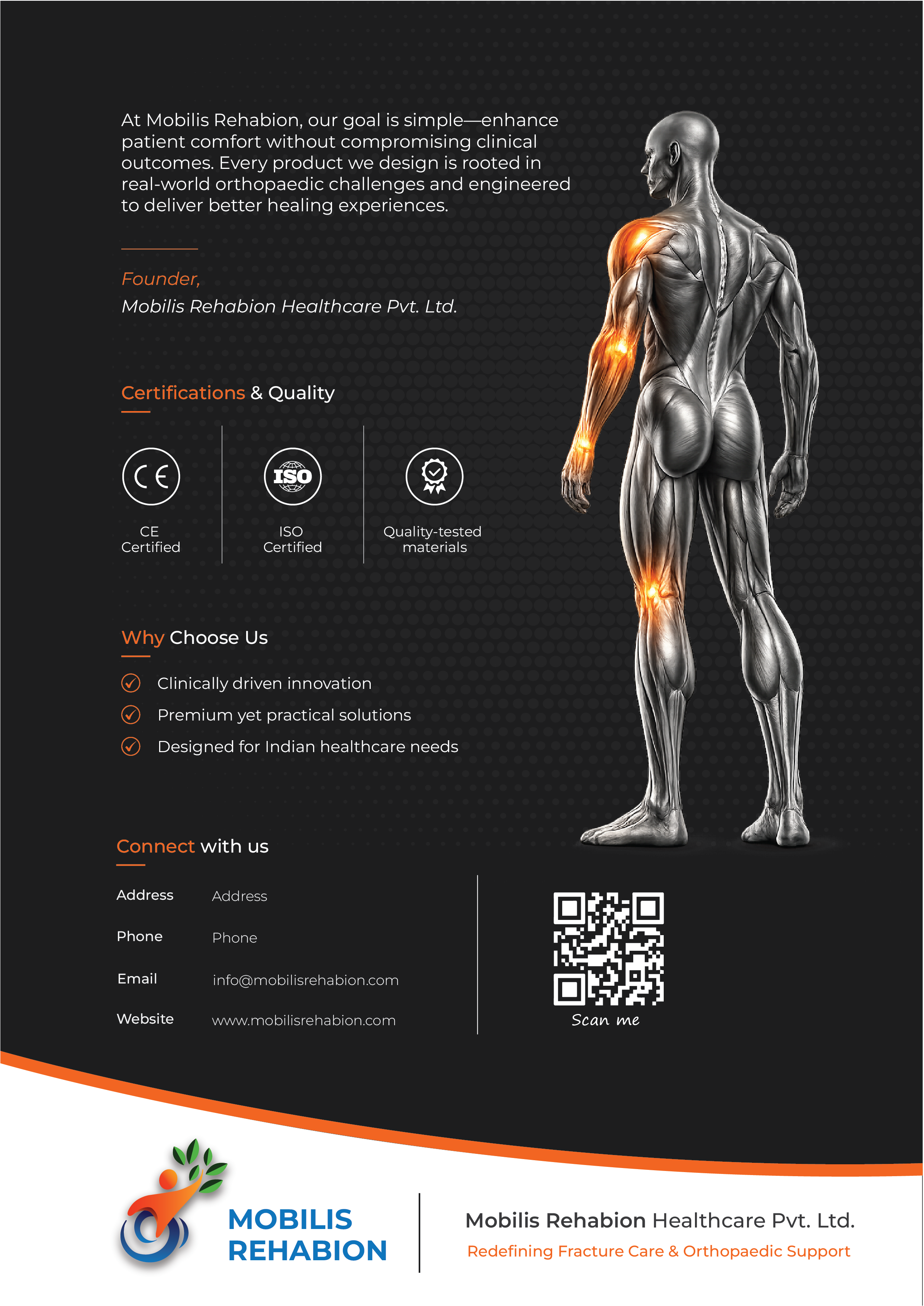 Venticast Orthopedic Product Brochure Design