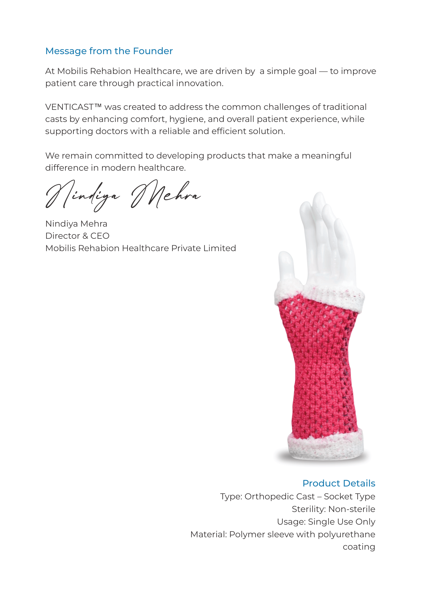 VENTICAST Product Brochure Design