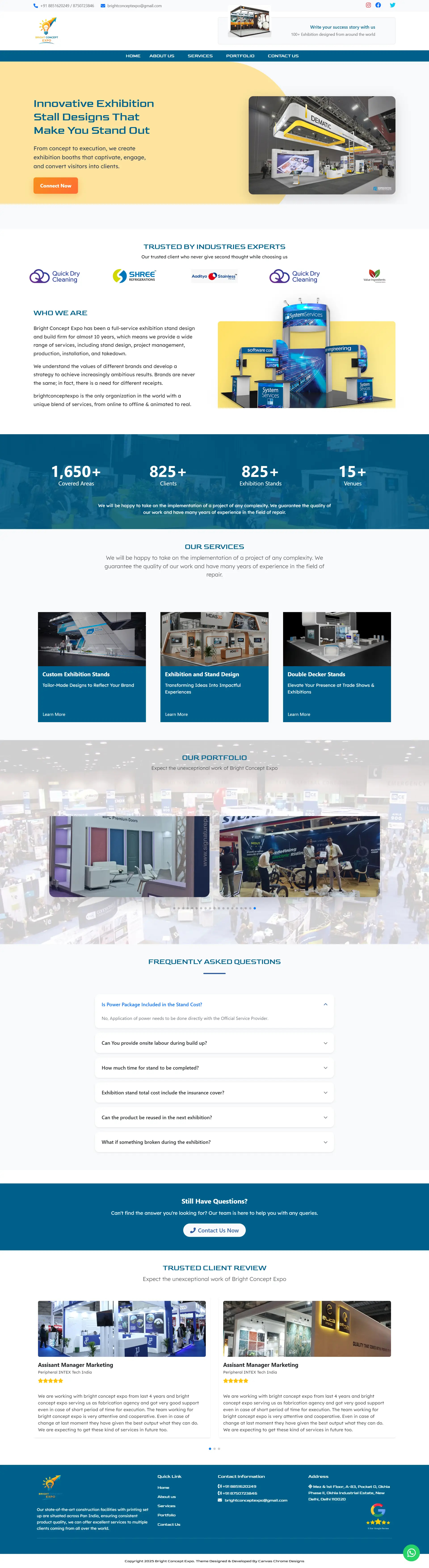 Bright Concept Expo — Exhibition Design & Build Website