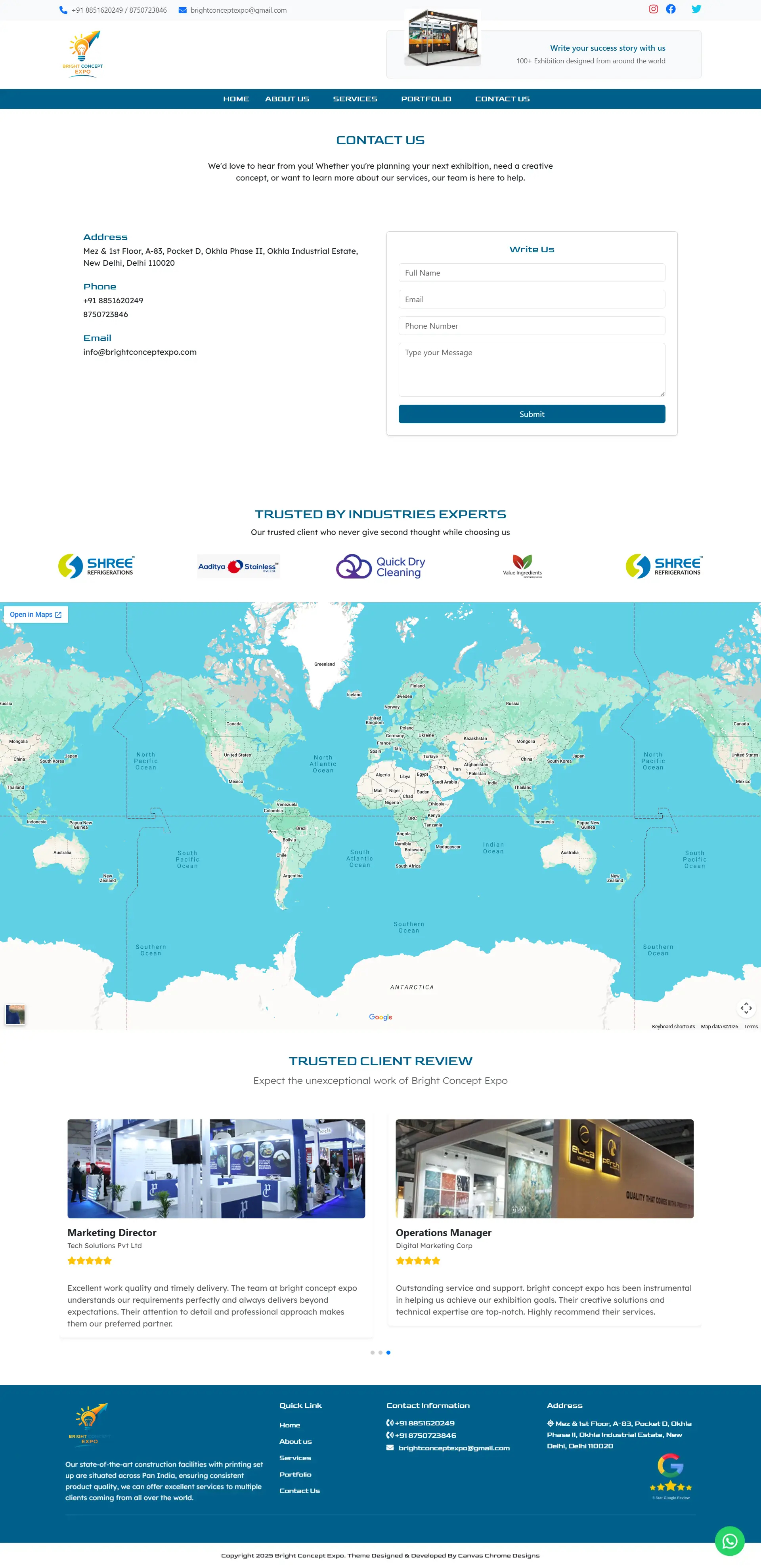 Bright Concept Expo — Exhibition Design & Build Website