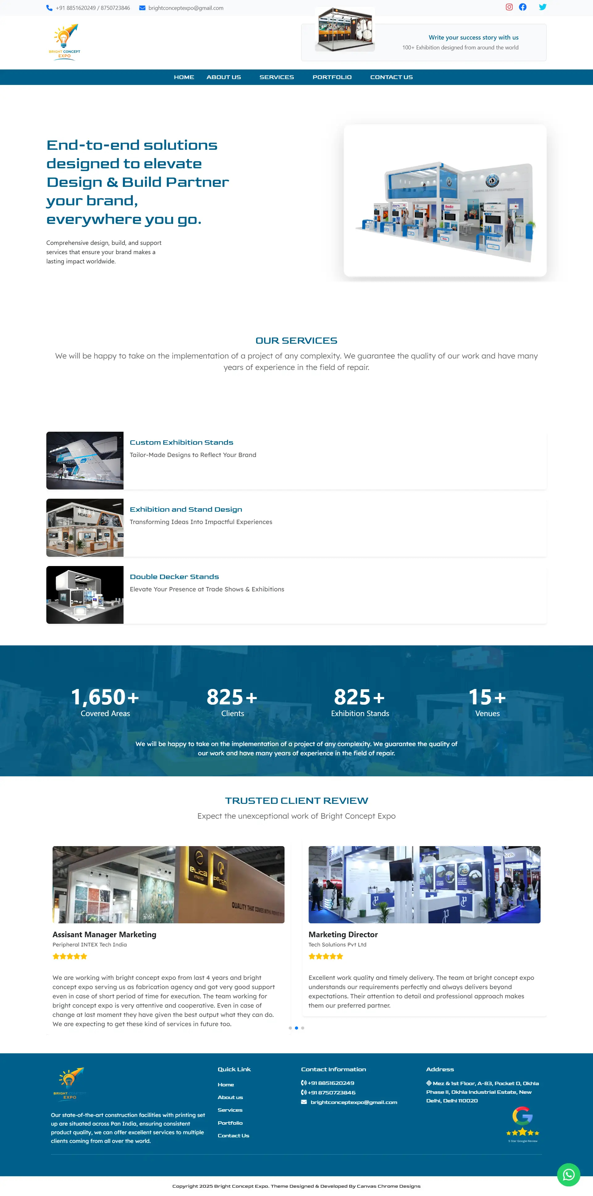 Bright Concept Expo — Exhibition Design & Build Website