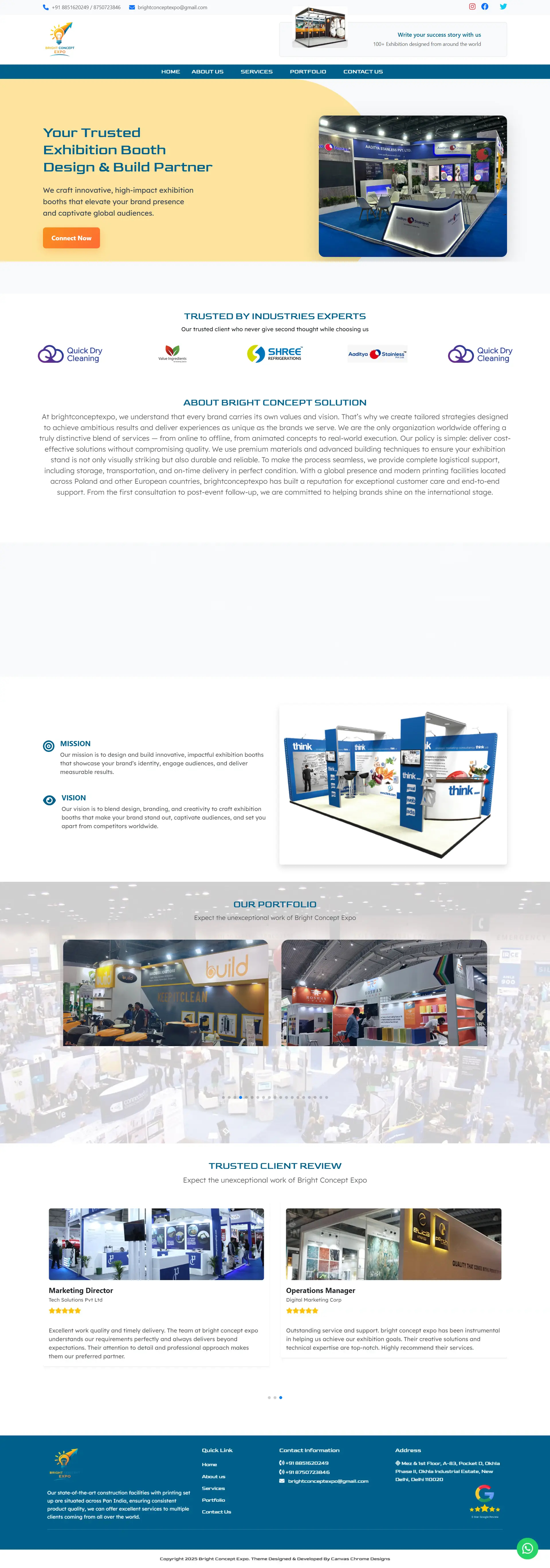 Bright Concept Expo — Exhibition Design & Build Website