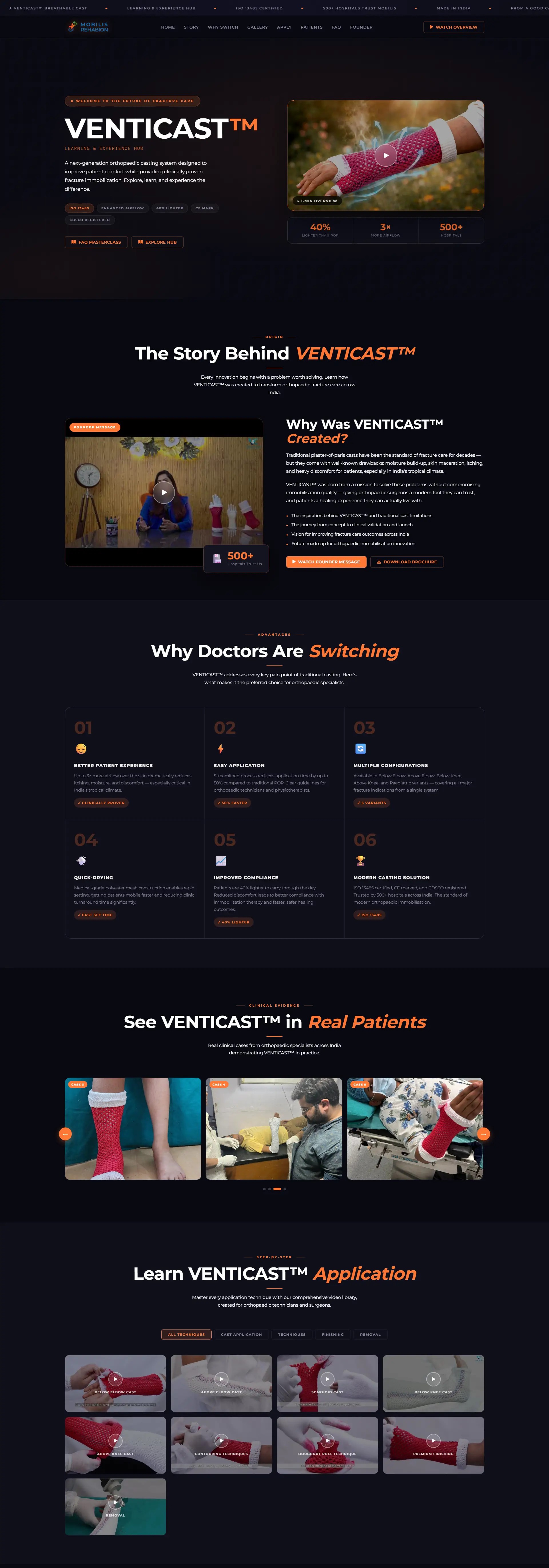 Mobilis Rehabion — Orthopedic Healthcare Corporate Website