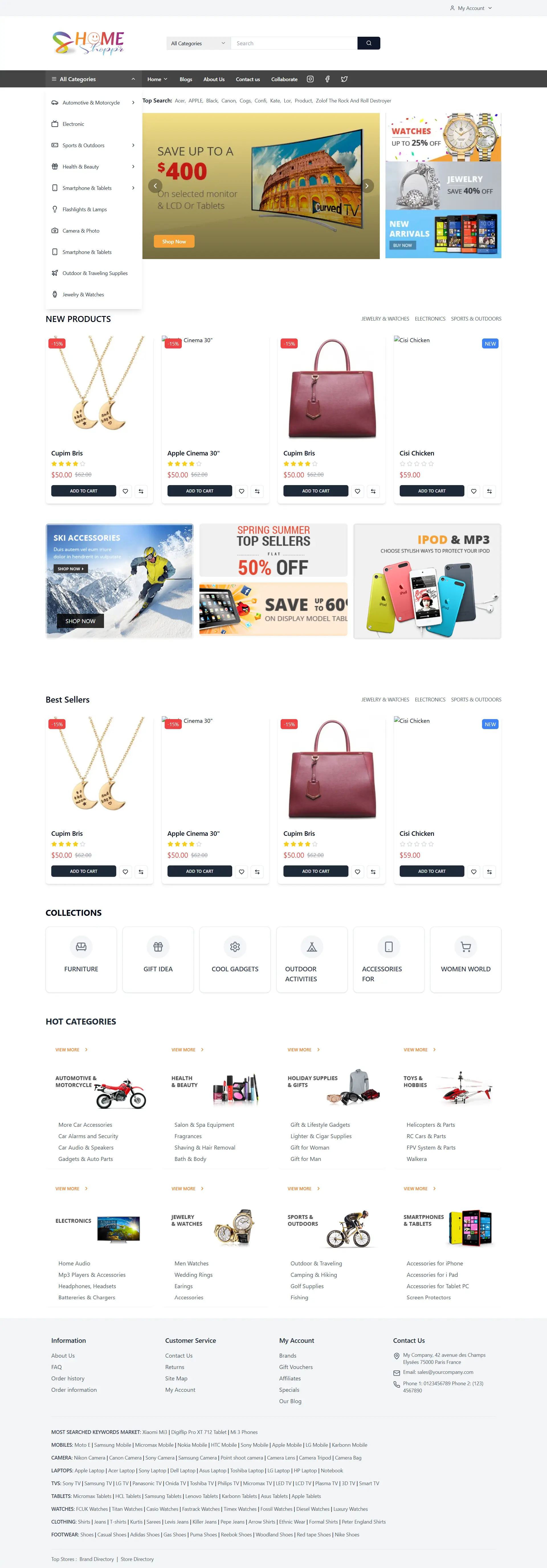 Home Shoppr — Affiliate eCommerce Marketplace