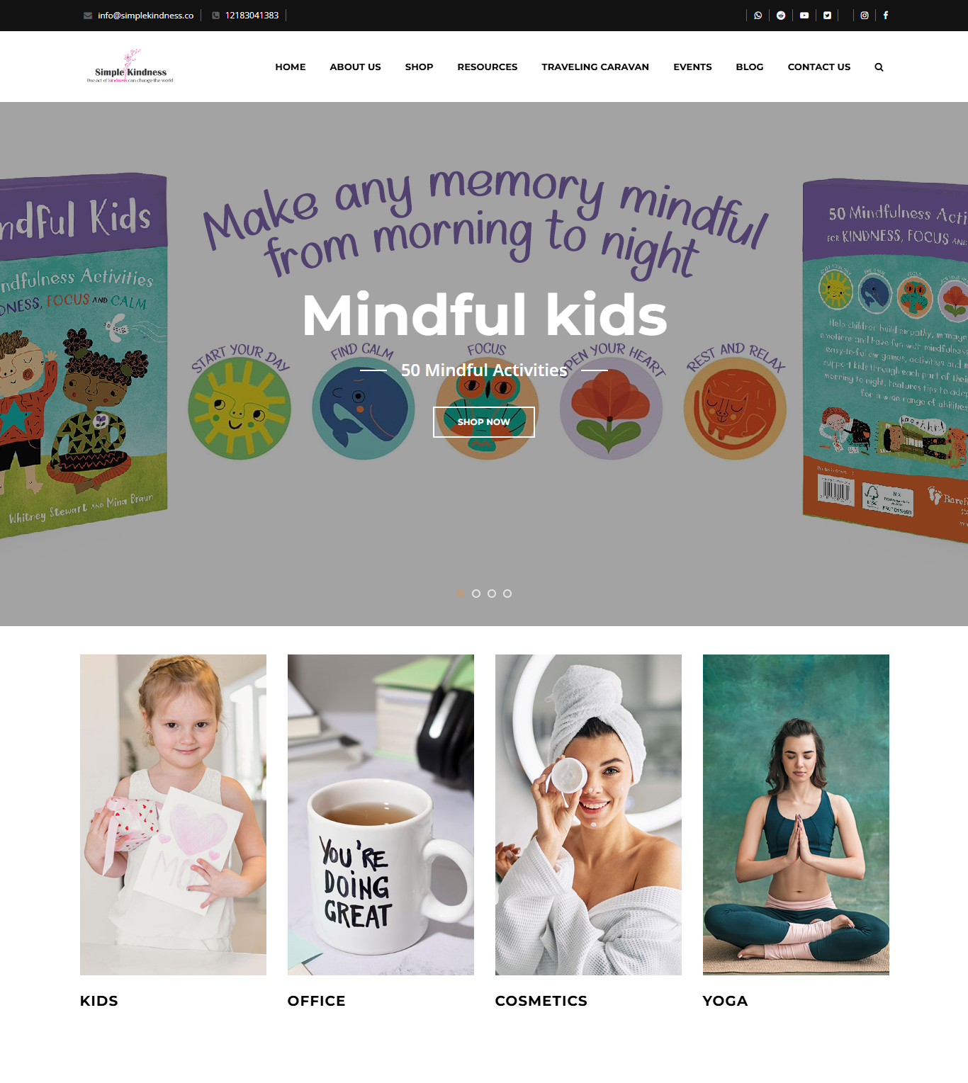 Simple Kindness — Mission-Driven eCommerce & Advocacy Website
