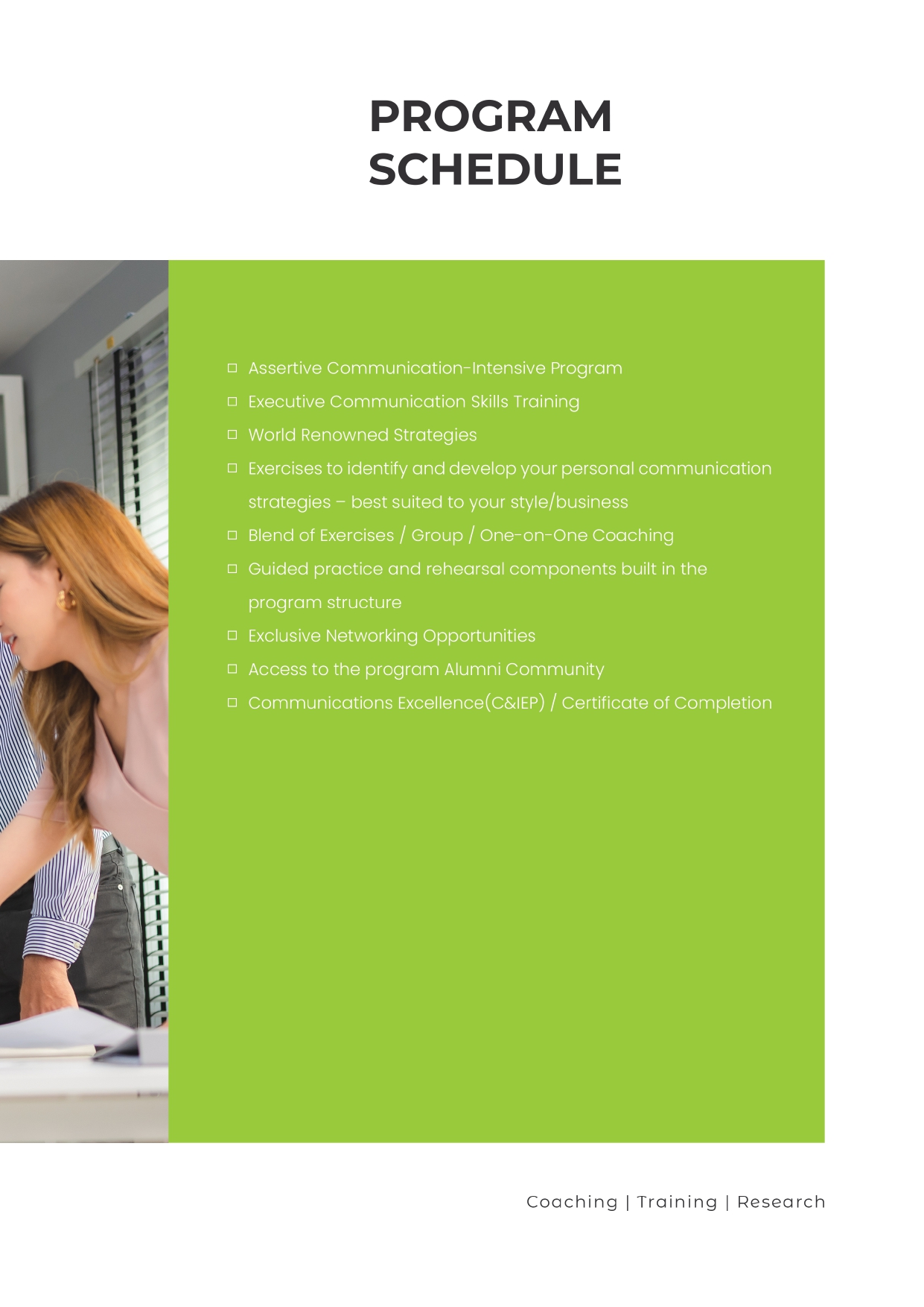 Communication & Interpersonal Skills Excellence Program Brochure