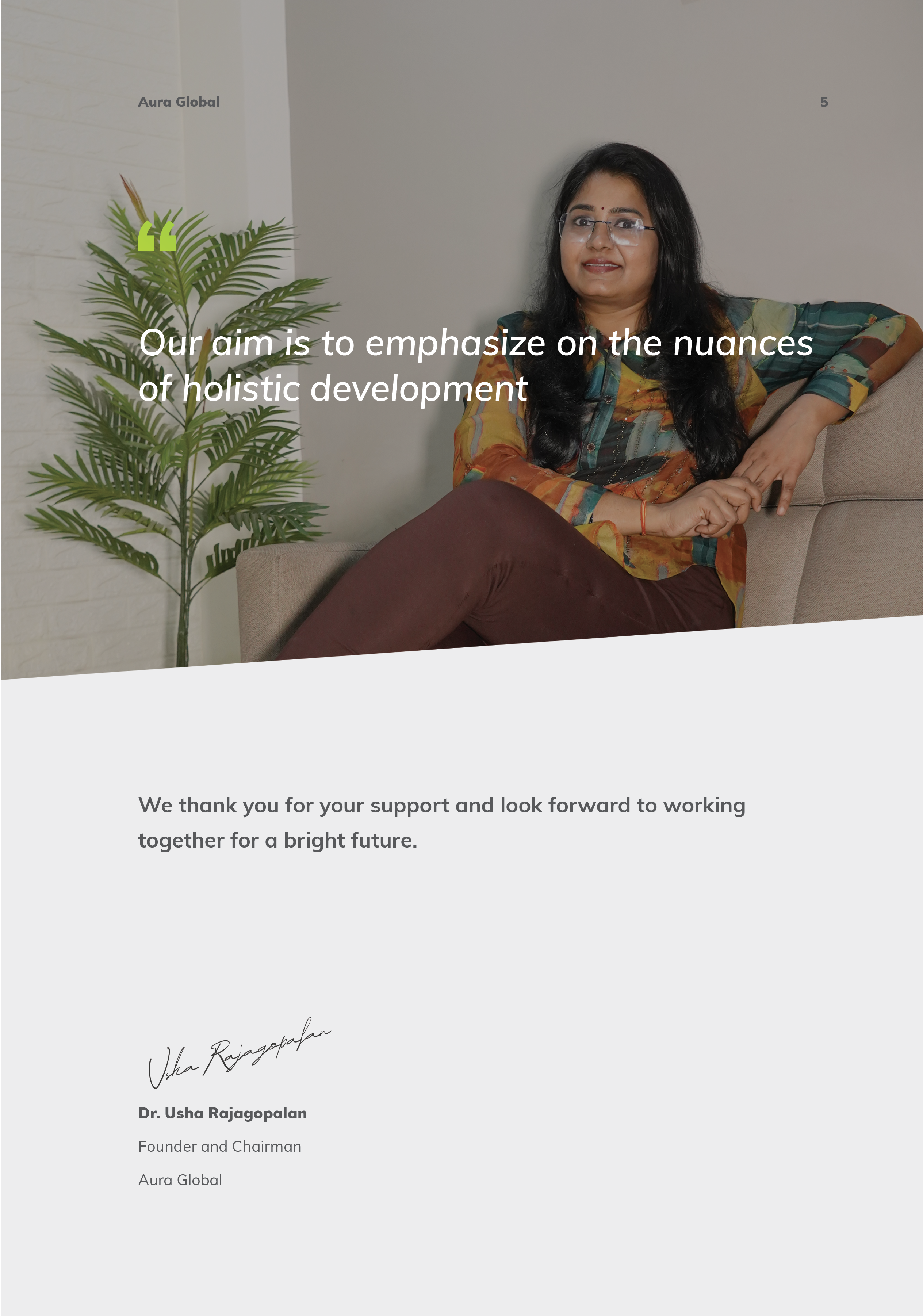 AURA Global Training & Consulting — Corporate Brochure