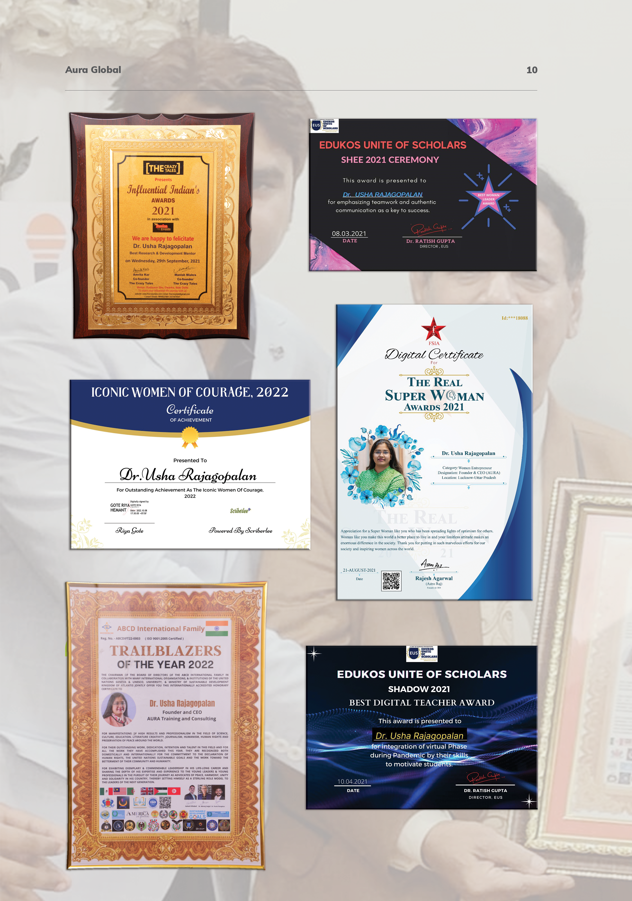 AURA Global Training & Consulting — Corporate Brochure