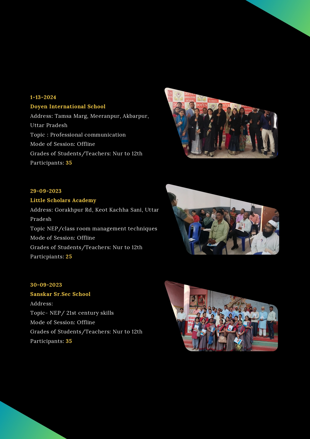AURA Global — Sessions for Teachers: Enduring Educational Excellence