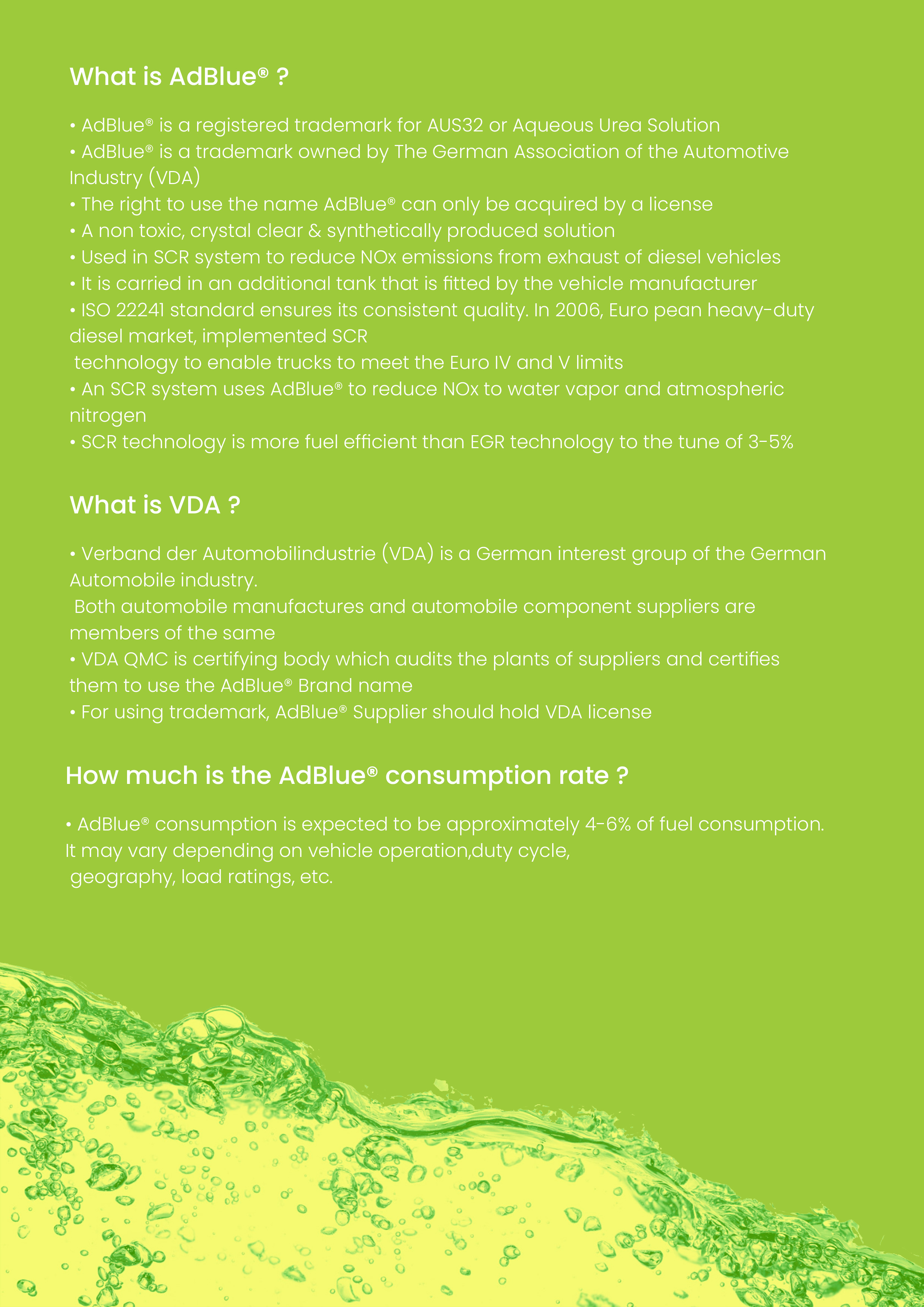Aasma AdBlue — Product Brochure Design