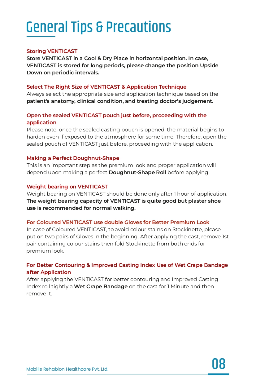 VENTICAST™ — Clinical Instruction Manual