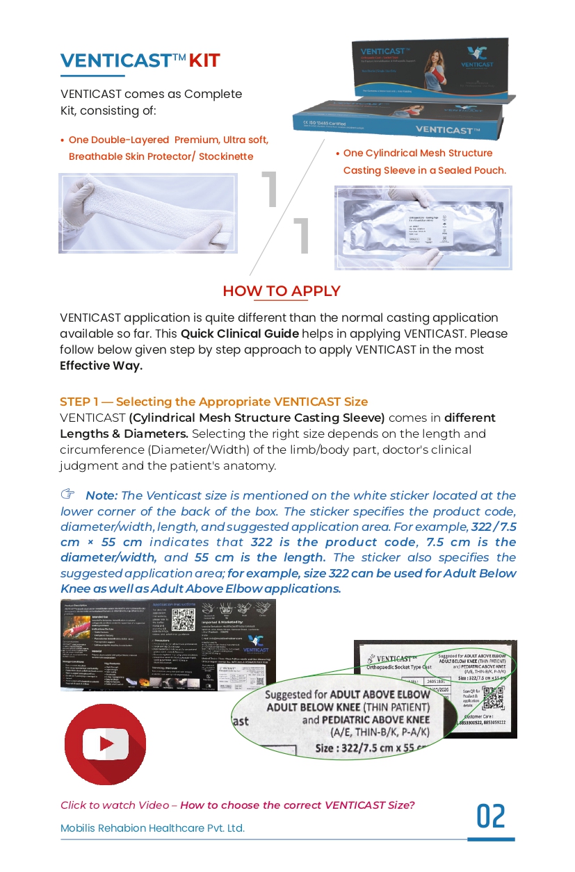 VENTICAST™ — Clinical Instruction Manual