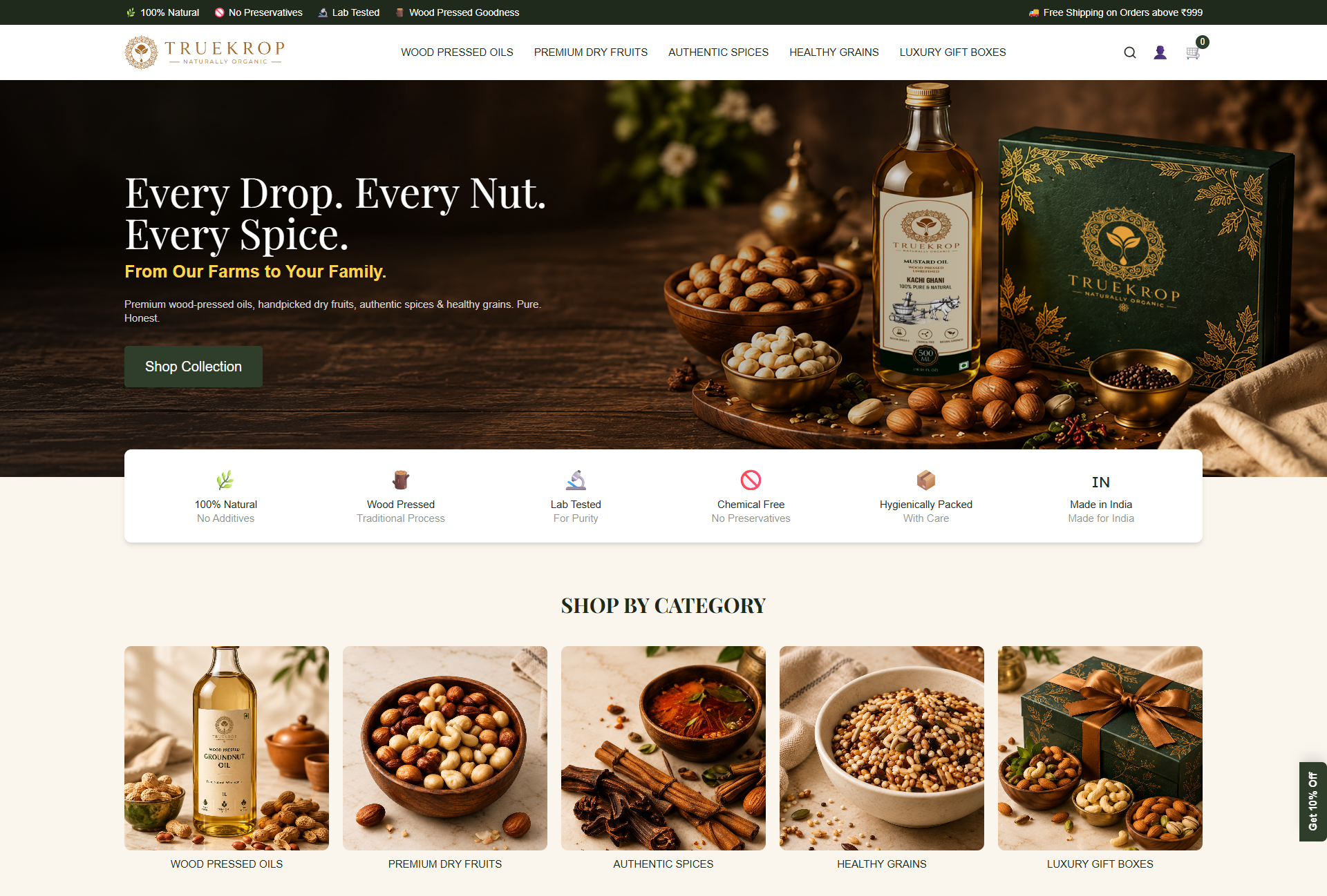 TrueKrop — Website Design & Development